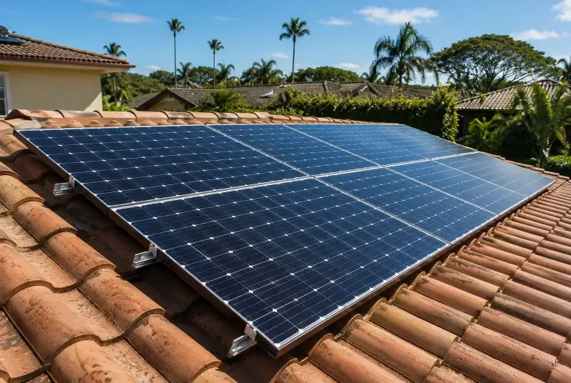 Installation de panneaux solaires à Kergrist